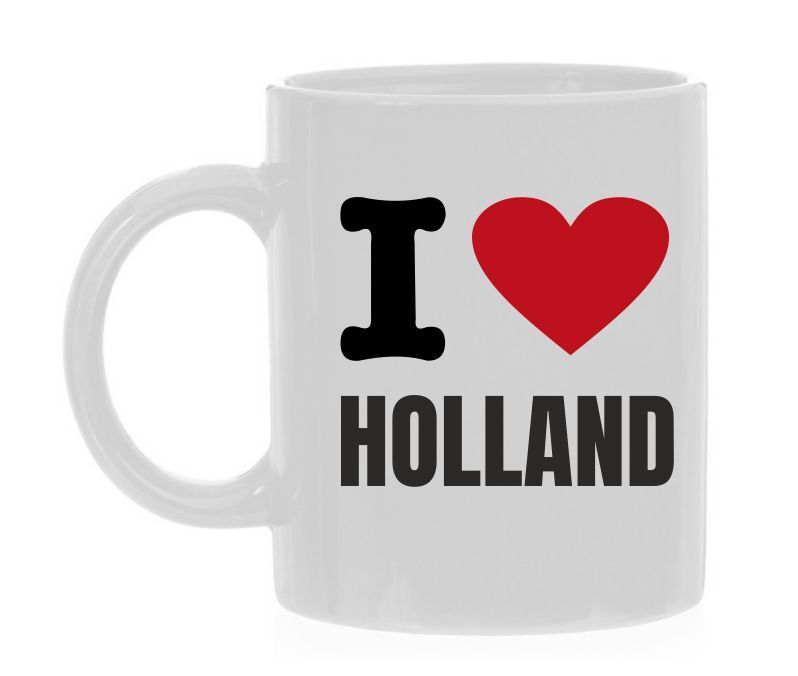 Koffiemok I love Holland ik hou van Holland Trots op Holland