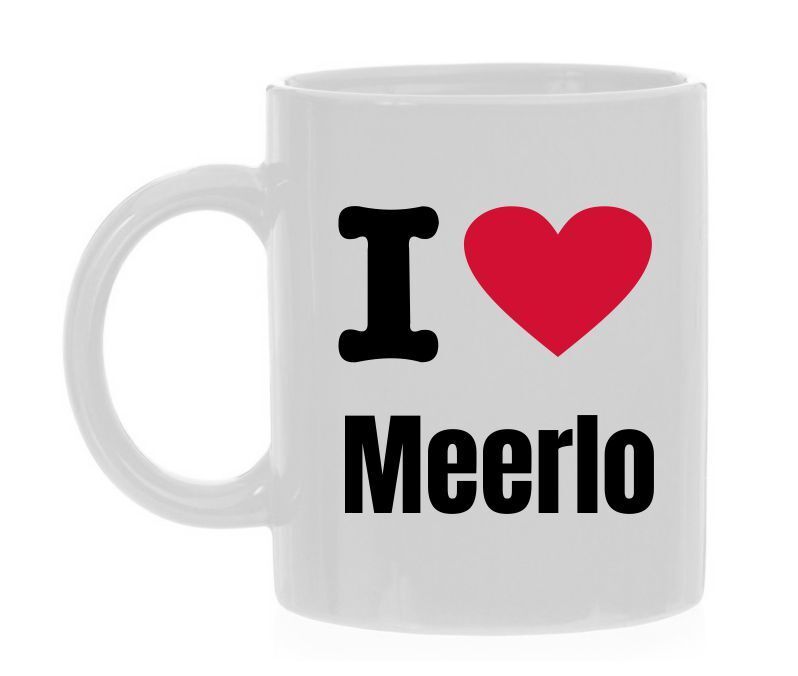Koffiemok i love Meerlo houden van Meerlo trots op