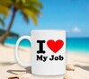foto 3 koffiemok i love my job ik hou van mijn werk