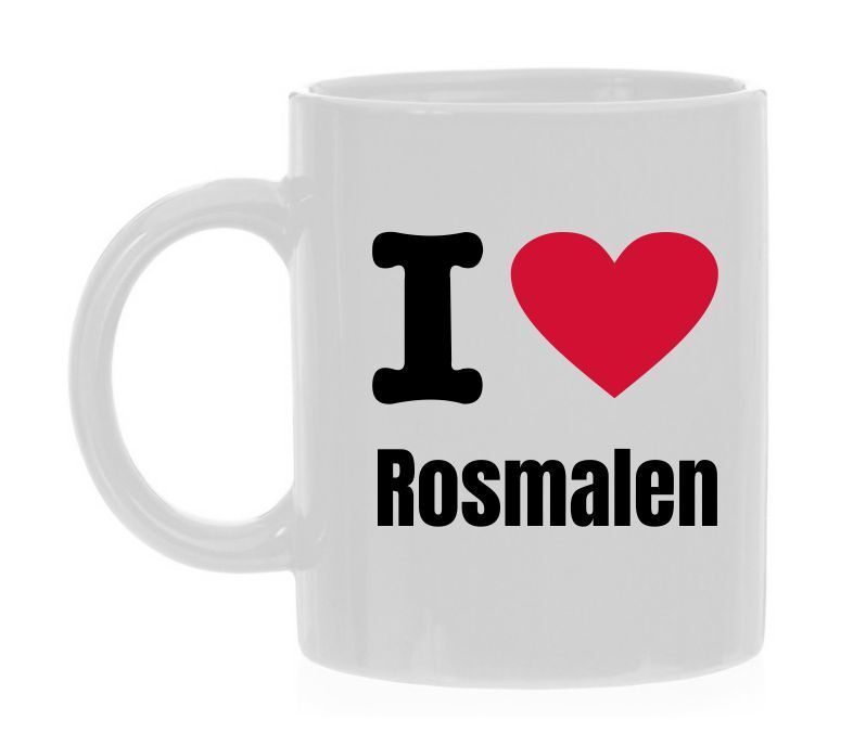 Koffiemok I love Rosmalen houden van Trots op Rosmalen