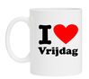 foto 1 Koffiemok I love Vrijdag werkweek grappig werken