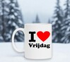 foto 2 Koffiemok I love Vrijdag werkweek grappig werken