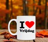 foto 4 Koffiemok I love Vrijdag werkweek grappig werken