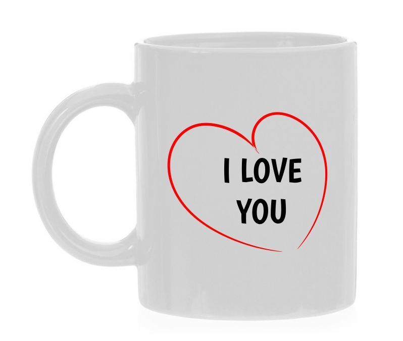 koffiemok i love you liefde Valentijn houden van geliefde verliefd cadeau
