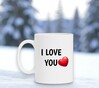 foto 4 koffiemok i love you liefde Valentijn houden van geliefde verliefd cadeau