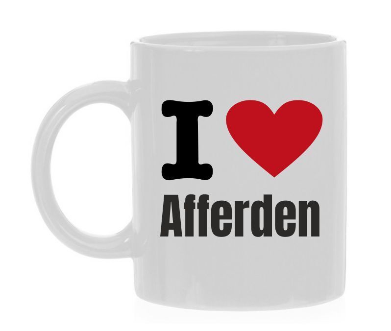 Koffiemok ik hou van Afferden Trots op i love