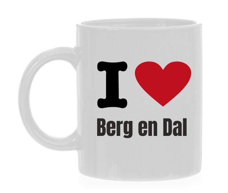 Koffiemok ik hou van Berg en Dal wonen Dorp Trots op Berg en Dal