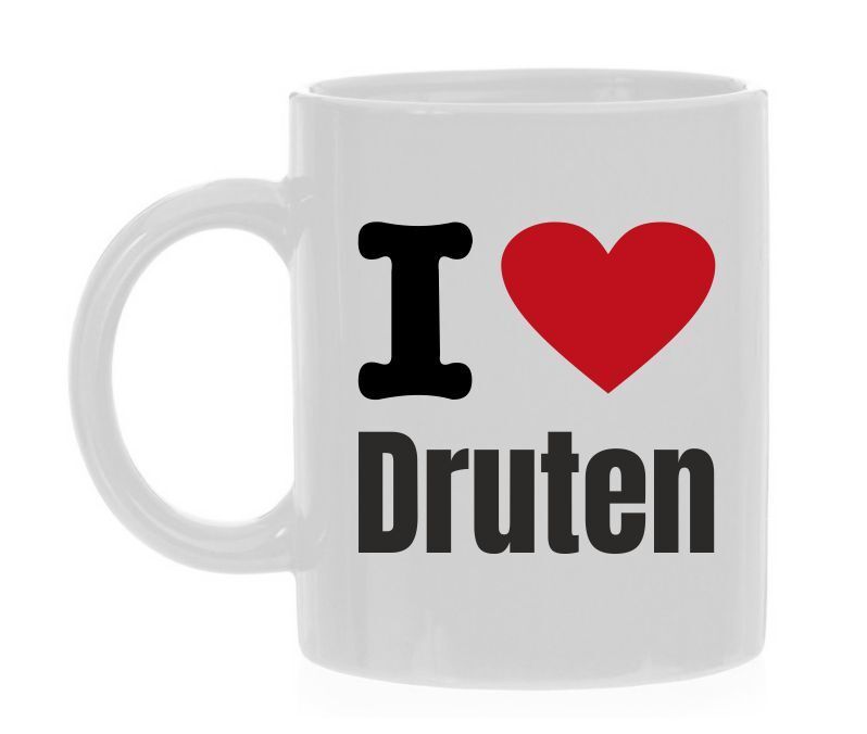 Koffiemok ik hou van Druten Trots op I love