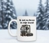 foto 3 Koffiemok ik zat nu liever in mijn truck! vrachtwagen trucker chauffeur