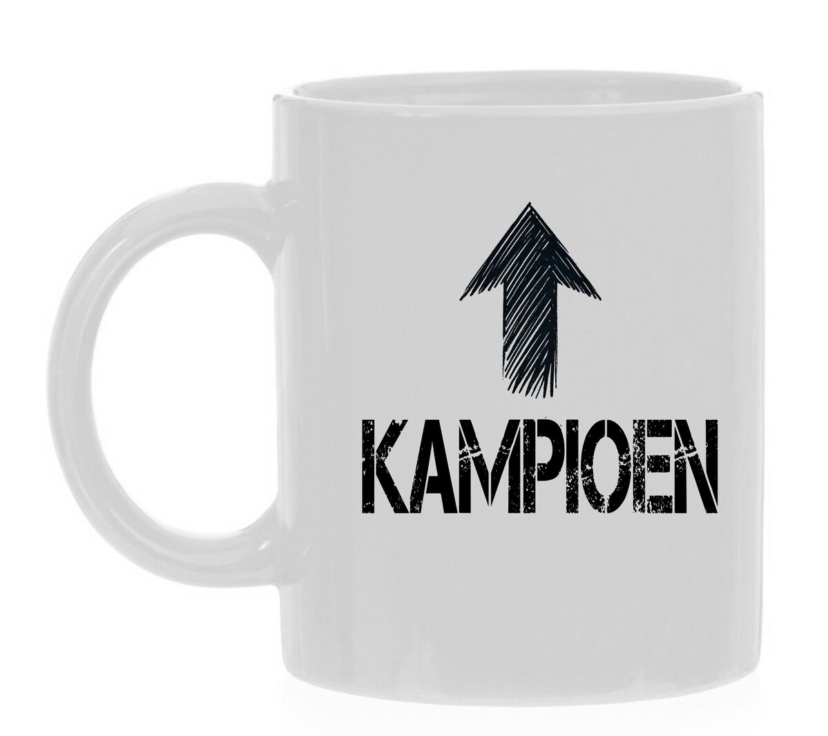 koffiemok kampioen vintage winnaar gewonnen overwinning beste topper