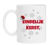 Koffiemok kerst thema eindelijk kerst