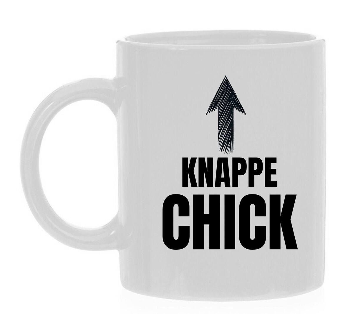 Koffiemok knappe chick mooi goed uitziend