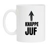 Koffiemok knappe juf kado juffrouw