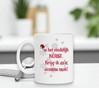 foto 3 Koffiemok lekker fout Is het eindelijk kerst krijg ik zon stomme mok cadeau grappig gek