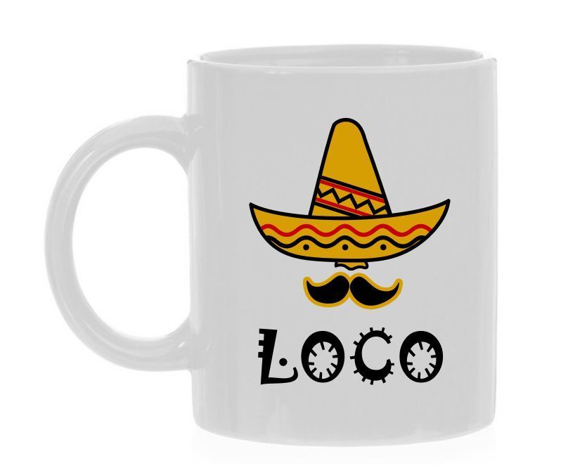 koffiemok loco gek maf grappig Mexico