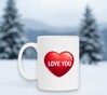 foto 4 koffiemok love you Valentijn verliefd geliefde