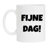 foto 1 Koffiemok met de tekst fijne dag