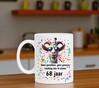 foto 3 Koffiemok met grappige tekst voor een verjaardag van 68 jaar