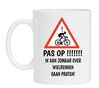 koffiemok pas op ik kan zomaar over wielrennen gaan praten wielrenner wielersport