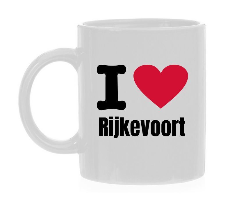 Koffiemok Rijkevoort dorp trots op fijn wonen houden van Rijkevoort