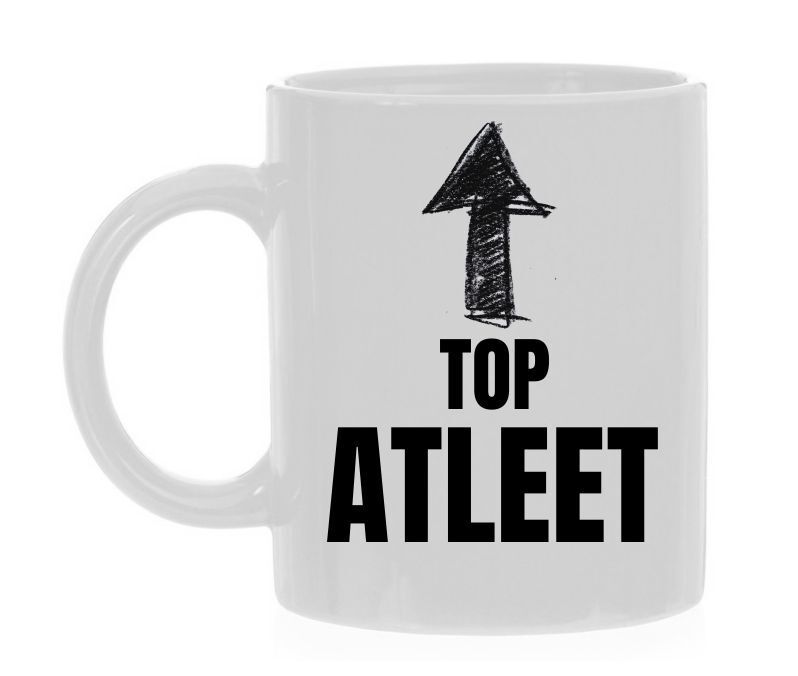 Koffiemok top atleet grappig sport koffiemok topatleet