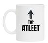 Koffiemok top atleet grappig sport koffiemok topatleet