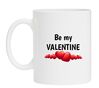 Koffiemok Valentijn be my valentine