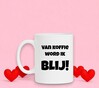 foto 3 koffiemok Van koffie word ik blij