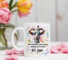 foto 4 Koffiemok verjaardag 61 jaar met humoristische tekst