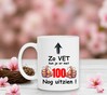 foto 2 koffiemok verjaardagsmok 100-jarige cadeau vet goed uitzien grappig
