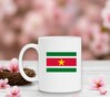 foto 3 koffiemok vlag van Suriname 