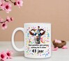 foto 4 Koffiemok voor een verjaardag leeftijd 43 jaar met orginele print en leuke tekst