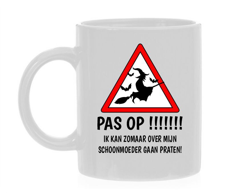 Koffiemok voor mensen die van hun schoonmoeder houden! grappig hilarisch