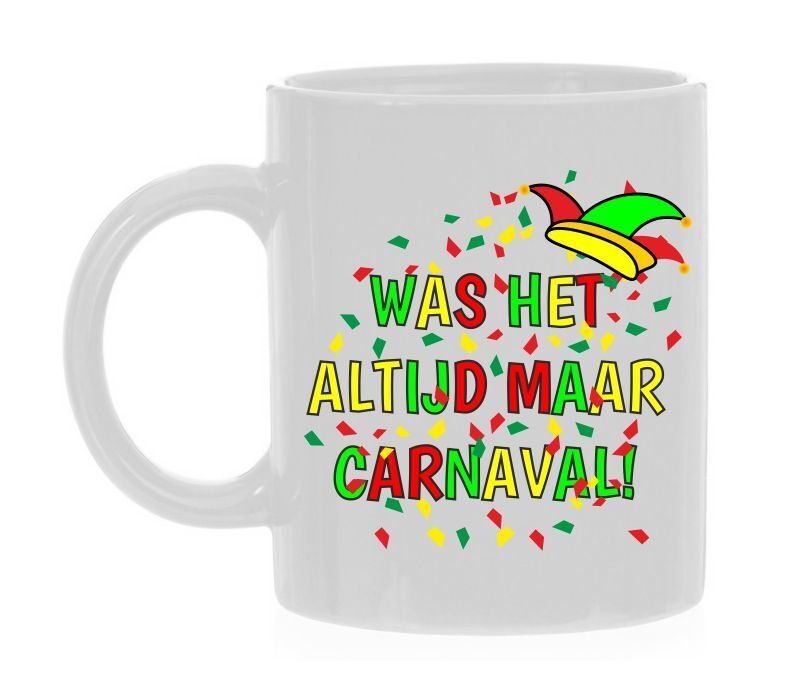 koffiemok was het altijd maar carnaval feest  grappig