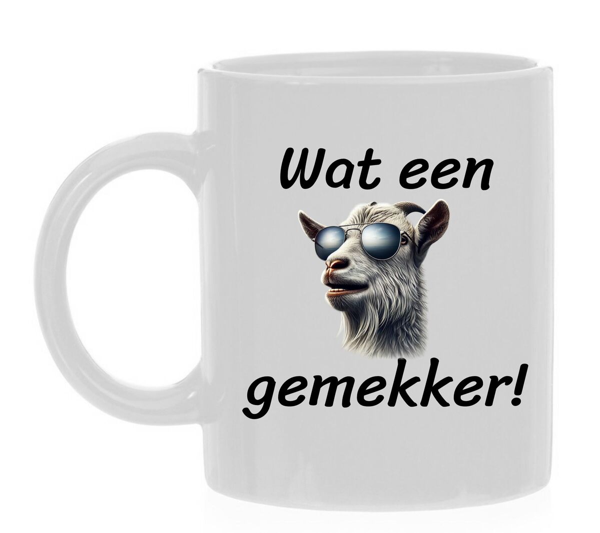 Koffiemok Wat een gemekker gezeur grappig gekke mok