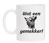 foto 1 Koffiemok Wat een gemekker gezeur grappig gekke mok