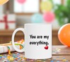 foto 4 Koffiemok you are my everything je bent mijn alles Valentijn cadeau