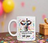 foto 2 Leuke full colour mok met orginele tekst zestig jaar