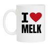 foto 1 Mok met de tekst i hou van melk i love melk milk