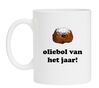 Oliebol van het jaar oliebollen mok