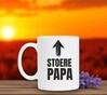foto 4 stoere papa koffiemok Vaderdag cadeau handgeschreven