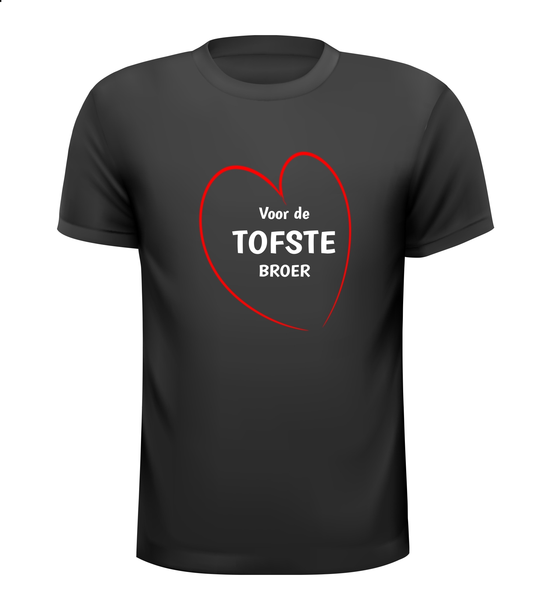 T-shirt bedanken broer leuk lief tof