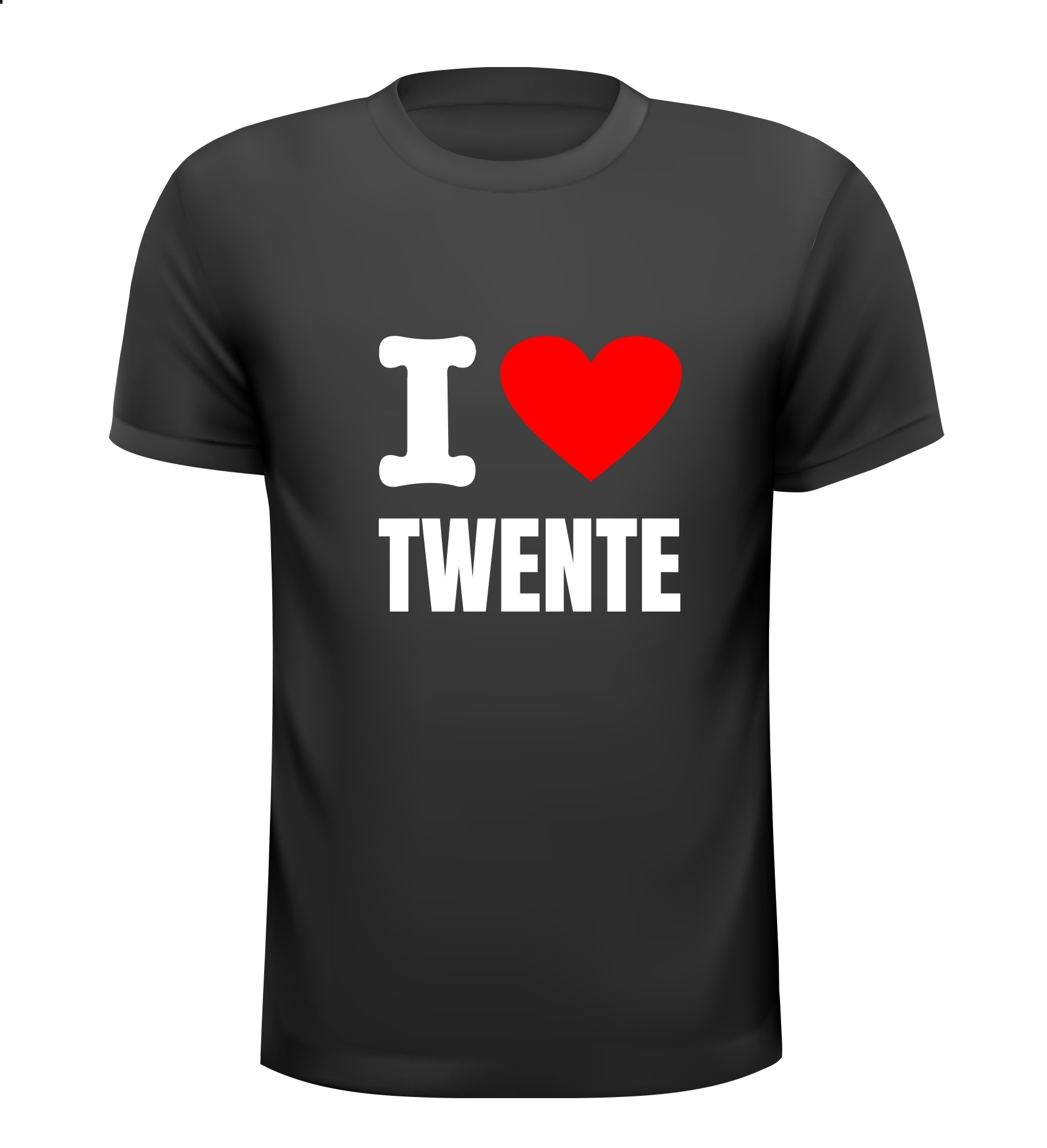 T-shirt i love Twente Tukker Trots op houden van