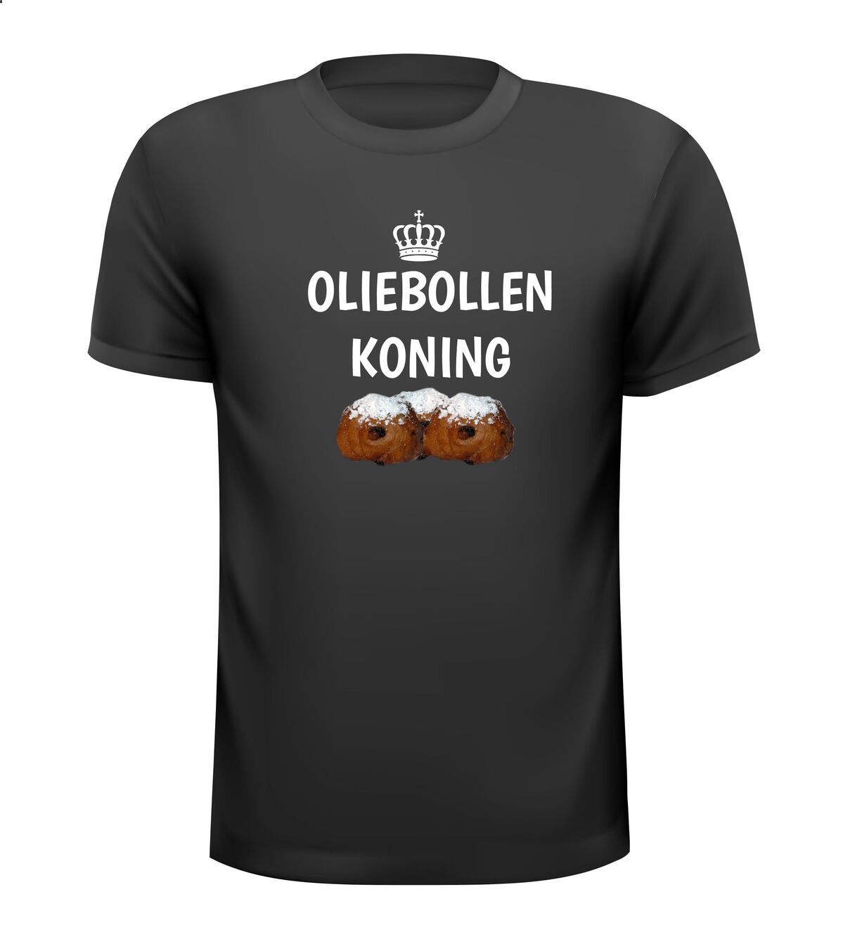 T-shirt oliebollenkoning oliebol oudjaar leuk grappig