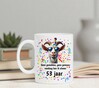 foto 4 Thee of koffie mok met grappige tekst en opdruk full colour 53 jaar