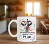 foto 3 Thee of koffie mok verjaardag 79 leeftijd met  humoristische tekst en print van een geit