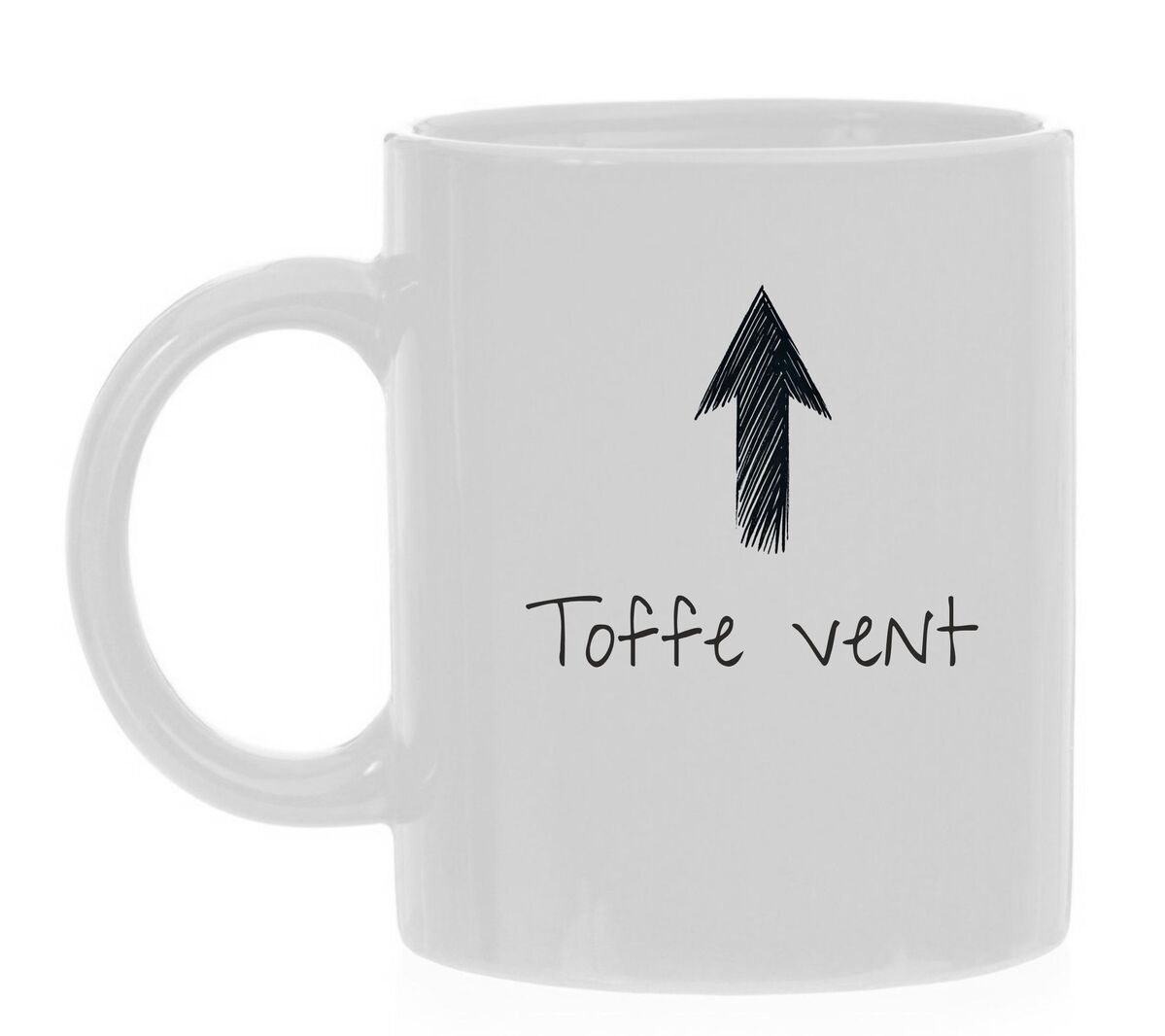 toffe vent koffiemok handgeschreven