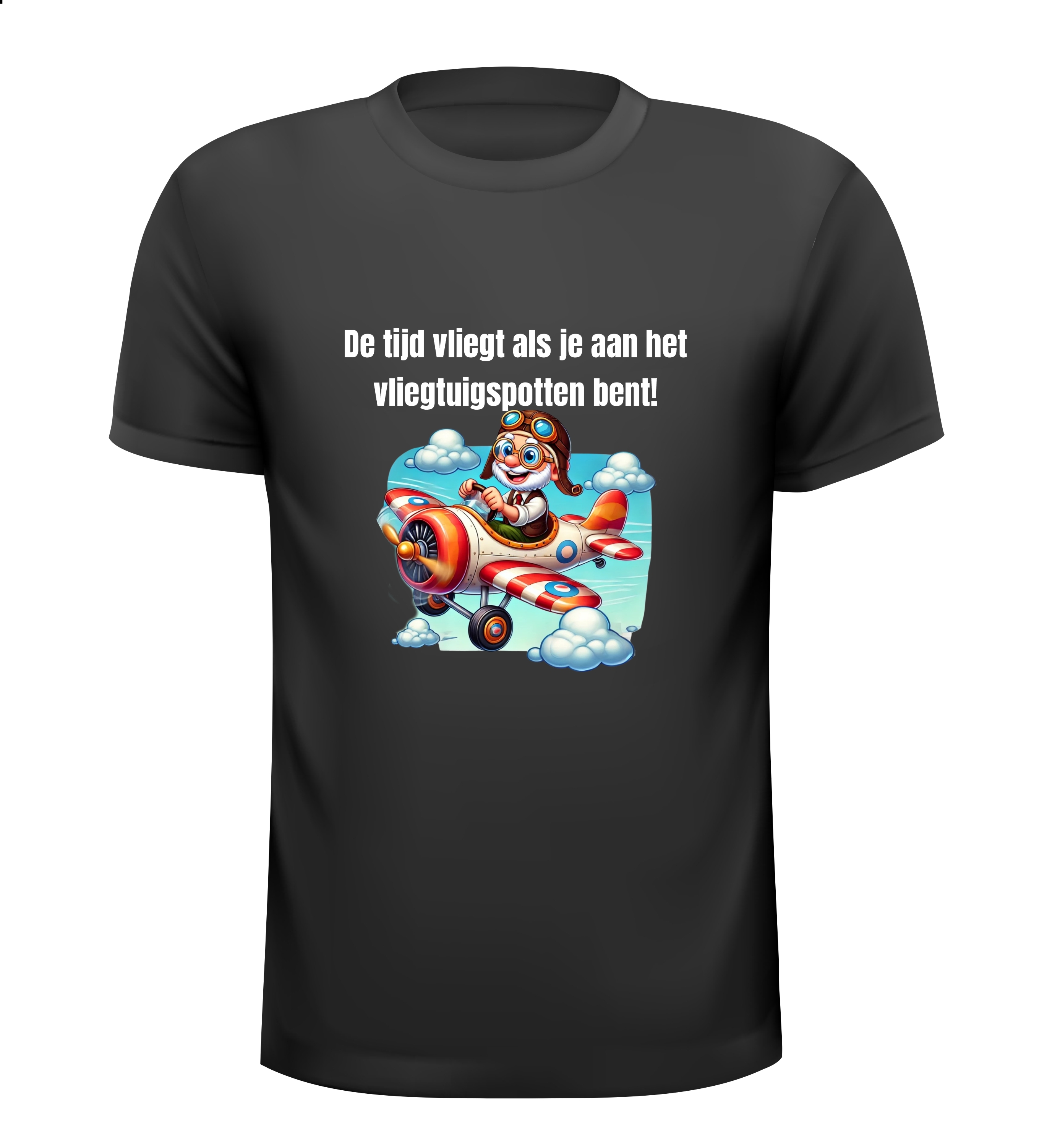 vliegtuigspotten grappig t-shirt hobby cadeau grappig