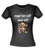 foto 2 vogel het zelf eens uit T-shirt grappig zelf doen!