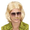 70s disco pruik blond mannen seventies